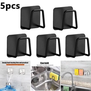 5PCS Esponjas De Cozinha Auto-Adesivas Esgoto Sink 304 Suporte De Aço Inoxidável Acessórios