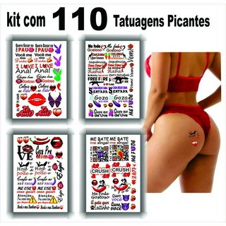 110 Tatuagens Temporária Depilação Intima | Frases E Imagens