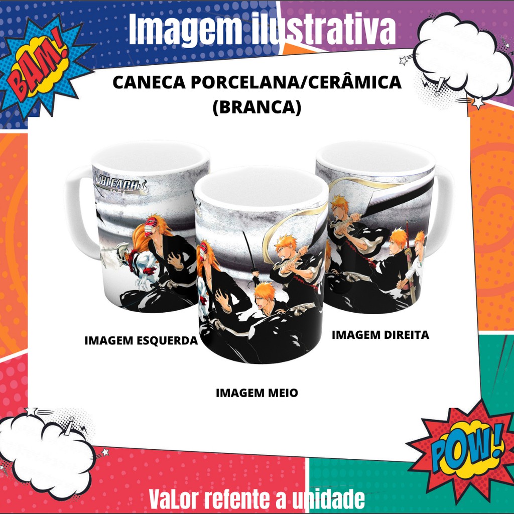 Caneca Bleach Personagens 02