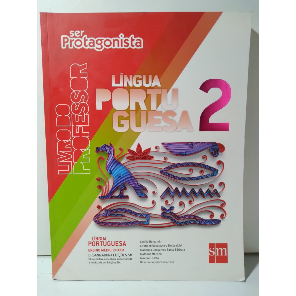 Ser Protagonista - Língua Portuguesa 2 - Livro Do Professor | Shopee Brasil