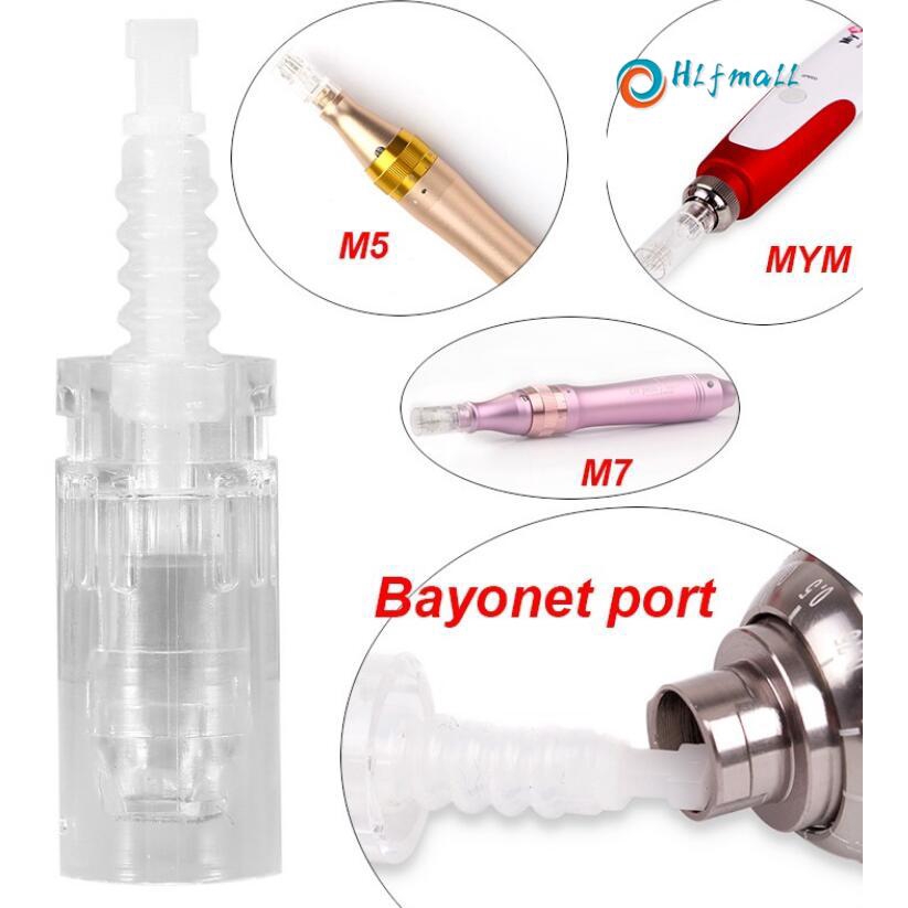 Dr Pen 9 12 24 36 Cartuchos De Agulha De Pino Ponta De Substituição Micro Caneta Derma De Carimbo Elétrico Automático