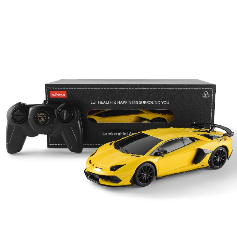 carrinho controle remoto Lamborghini Aventador SVJ carro de