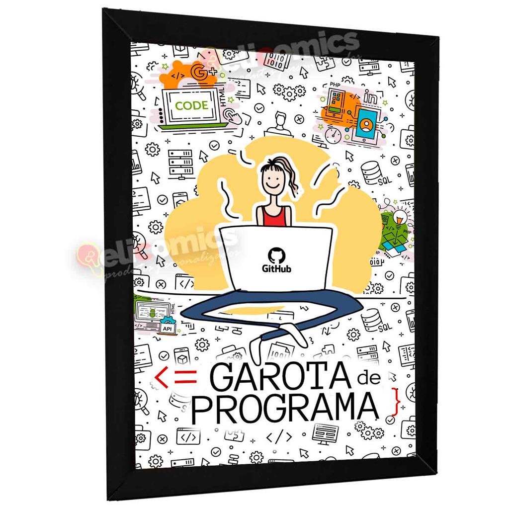 Quadro Decorativo Garota de Programa - Dev - Programacao | Shopee Brasil