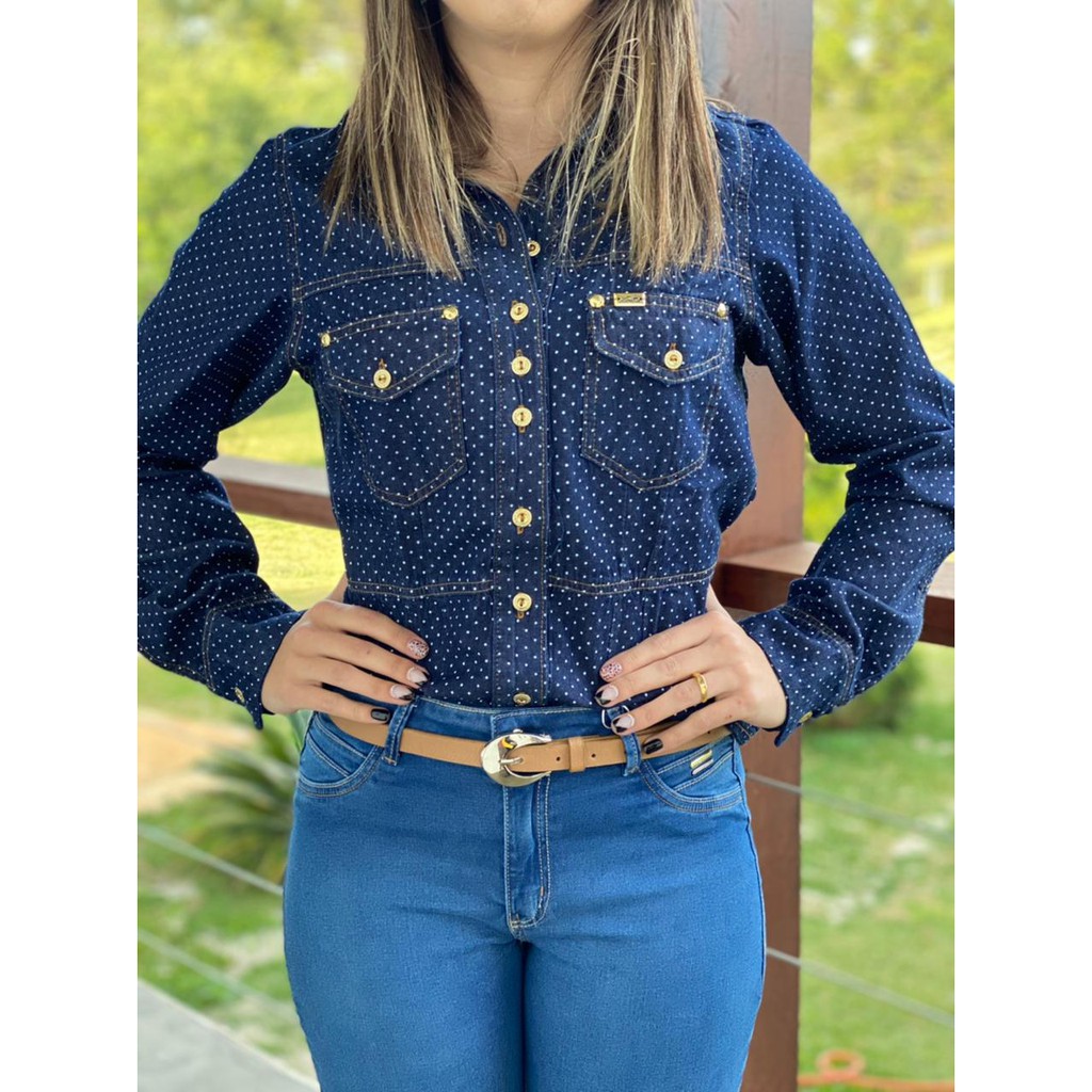 Camiseta best sale feminina jeans