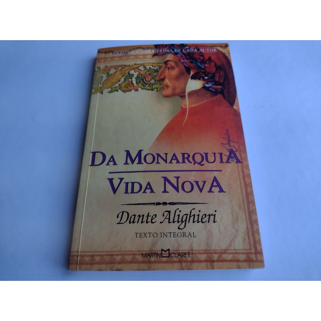 Livro Da Monarquia Vida Nova Livro de Bolso Autor Dante Alighieri