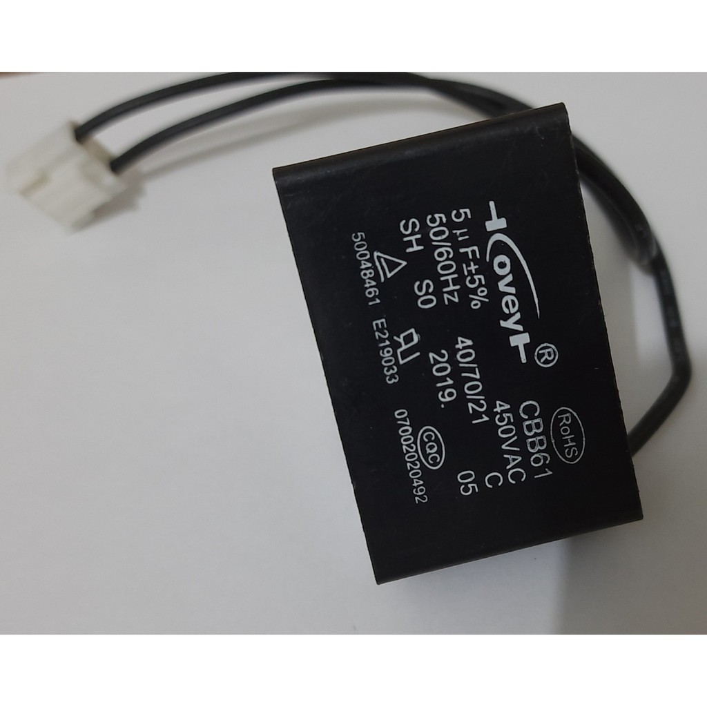 Capacitor 5uf P/ Coifas Fischer Talent E Island Original | Shopee Brasil