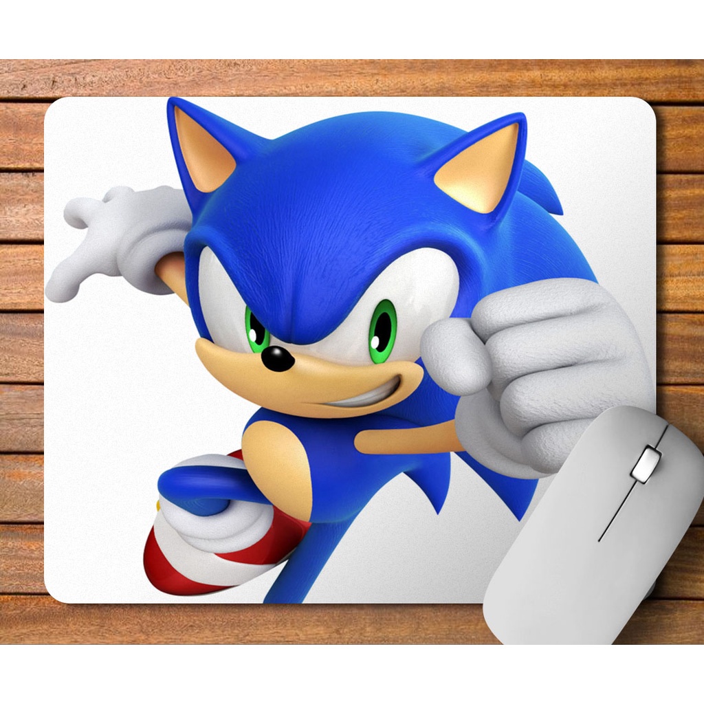 Mouse Pad 22x18cm Gamer Sonic The Hedgehog 177 em Promoção na Americanas