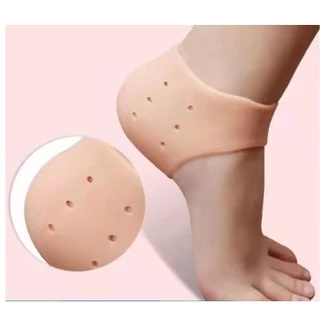 Par de Meia Palmilha Silicone Gel Protecao Ortopedica Esporao Calcanhar Fascite Tamanho Unico em Oferta na Shopee
