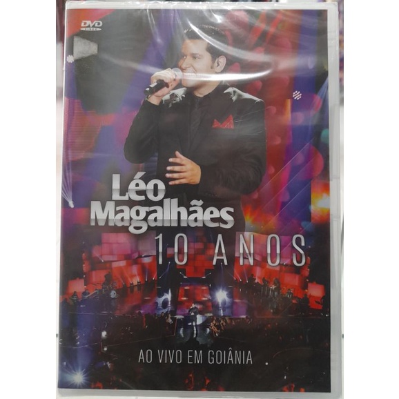 DVD -LEO MAGALHAES-10 ANOS AO VIVO EM VITORIA-LACRADO-NOVO