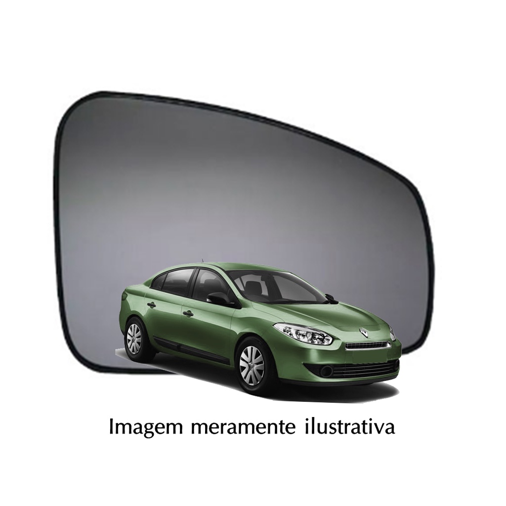 LENTE REFIL RETROVISOR LADO DIREITO - FLUENCE 2010 / 2015