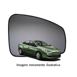 LENTE REFIL RETROVISOR LADO DIREITO - FLUENCE 2010 / 2015