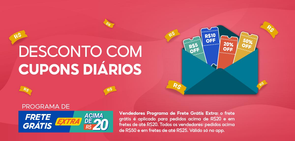 Cupons Diários  Shopee Brasil 2023