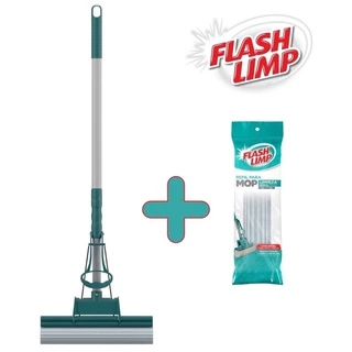 Kit com 1 Mop Limpeza Geral Plus Rodo Magico PVA MOP7671 + 1 Refil RMOP7671 Flash Limp