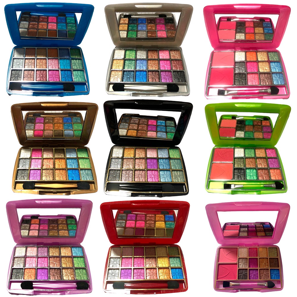 Kit com 12 Paletas de Sombras Olho Butterfly Eyeshadow T&G Tango Shopee Brasil