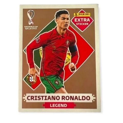 CRISTIANO RONALDO PRATA - EXTRA LEGEND (Portugal) - Figurinha