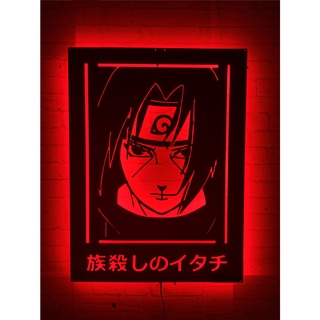 Neon Led/Luminária Nuvem Vermelha Akatsuki: Naruto Shippudem Anime