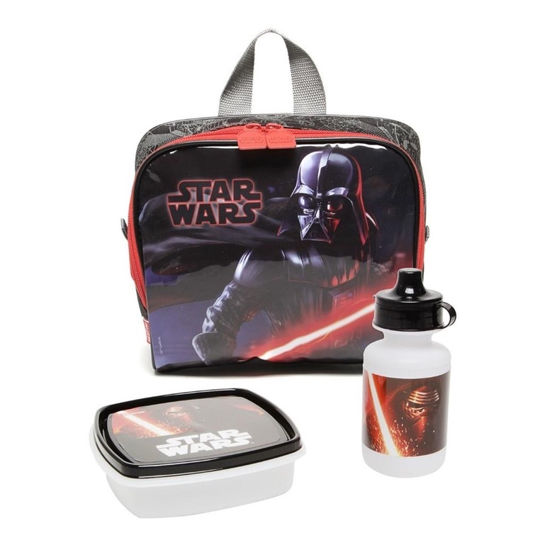Lancheira Termica Infantil Star Wars Darth Vader 17z Escolar Pote ...