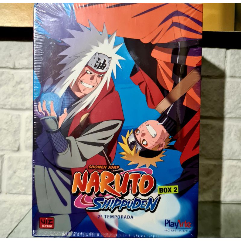 Naruto Shippuden 2ª Temporada Vol.2 - Box Com 5 Dvds - Novo