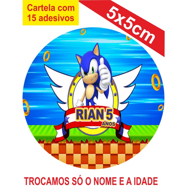 Logo Personalizado - Sonic