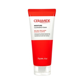 farmstay ceramide moisture cleansing foam 180g