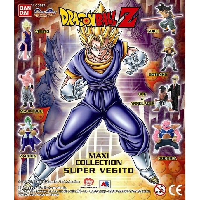 Figure Bandai Dragon Ball Z - Maxi Collection Super Vegito - Dodoria, Zarbon, Uub e Announcer, Gotenks, Vegito ou Goku