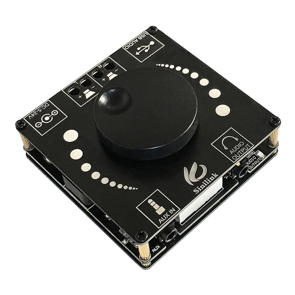 Placa Amplificador Bluetooth 5.0 100w Rms Com Aplicativo Sinilink