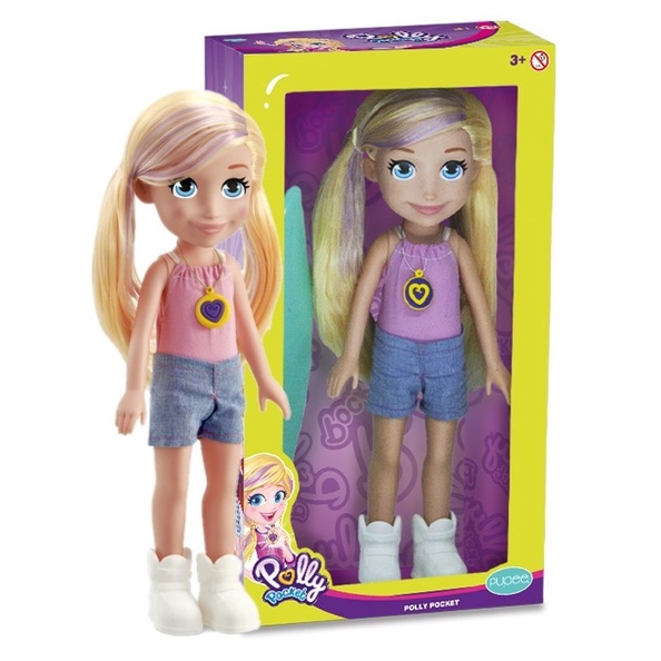 Boneca Mattel - Polly Pocket - Polly Na Van de Surf