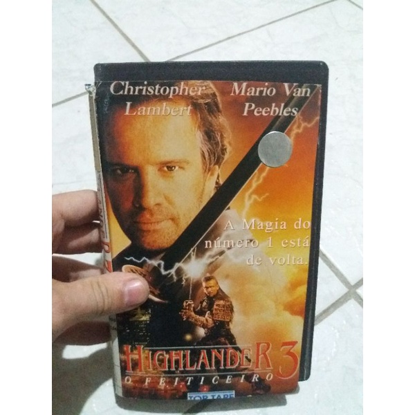 VHS Highlander 3 O Feiticeiro ( Legendado) | Shopee Brasil