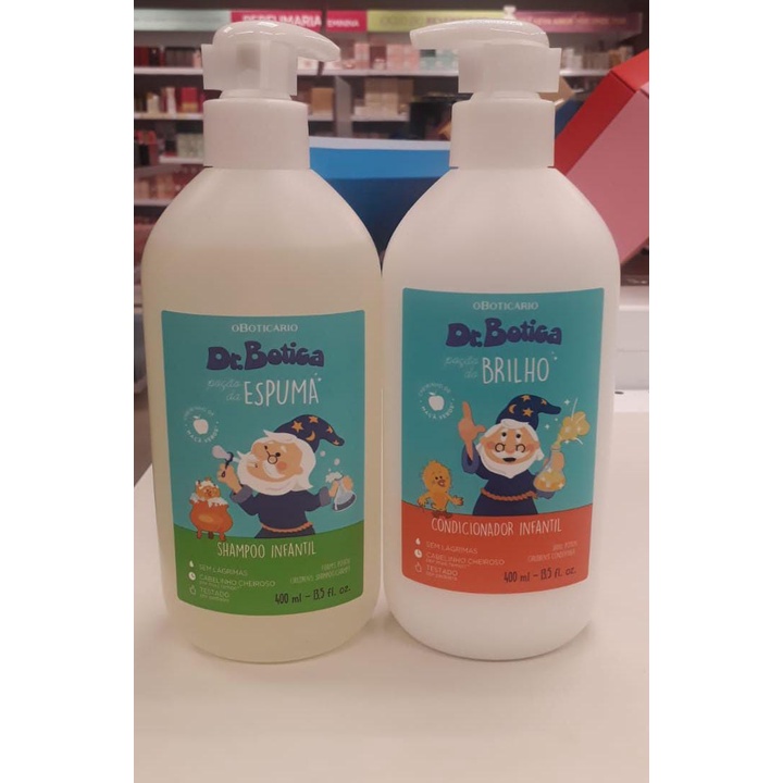 Lançamento Shampoo e Condicionador Infantil Dr. Botica Porção da Espuma ...