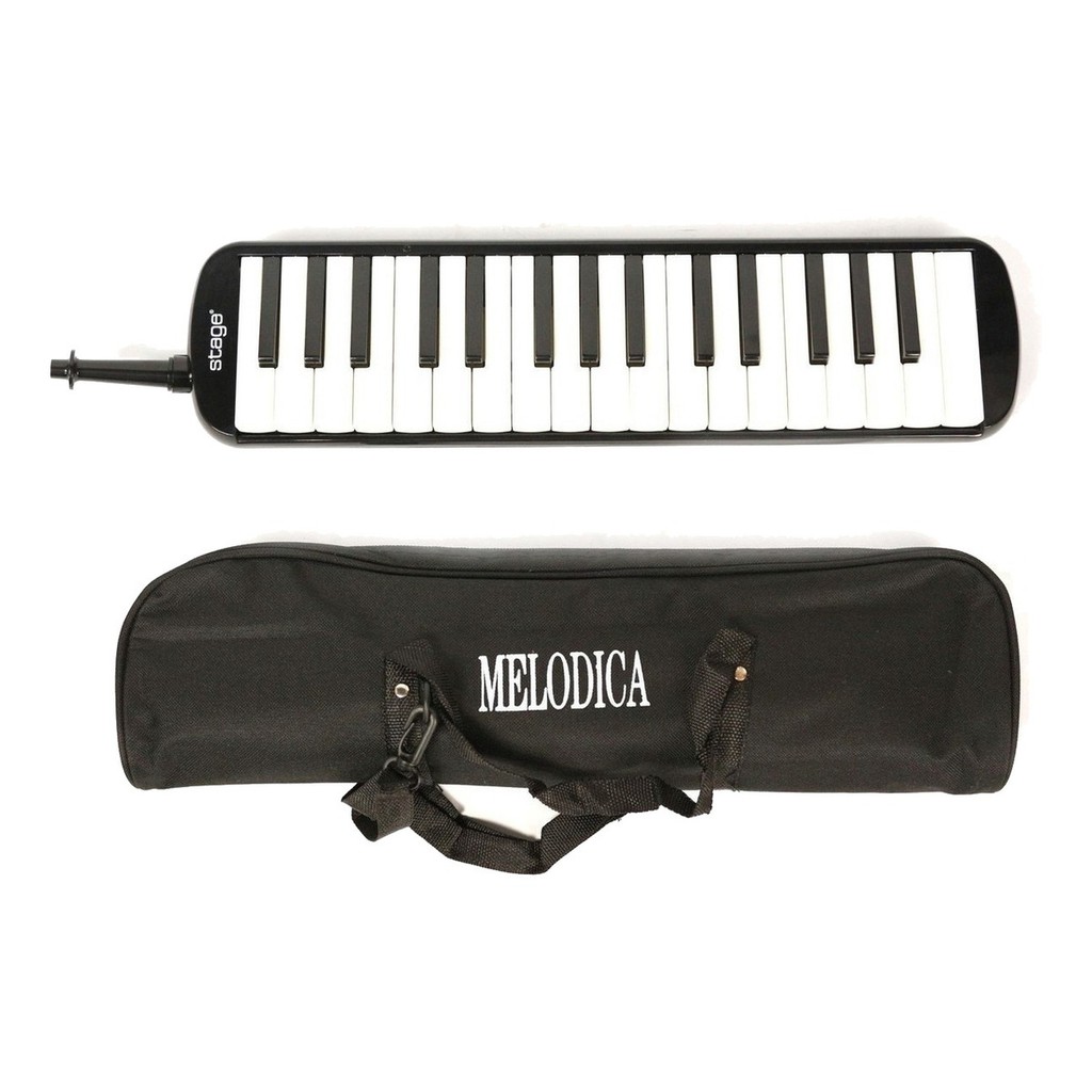 Escaleta Pianica 32 Teclas Melodica Preta Sm32p Profissional Completa