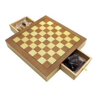 Conjunto de xadrez de madeira dobrável com armazenamento 20 × 20  conjuntos de tabuleiro de xadrez grande para crianças adultos tabuleiro de  xadrez de luxo profissional super durável fácil de trans