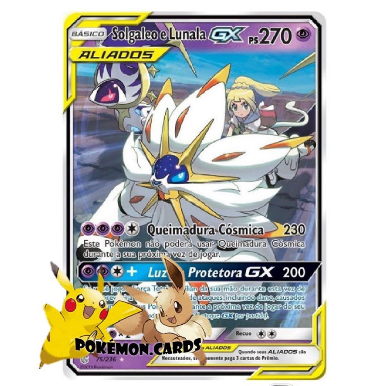 Cards Pokémon - Coleção Solgaleo-GX - Copag - Tio Gêra