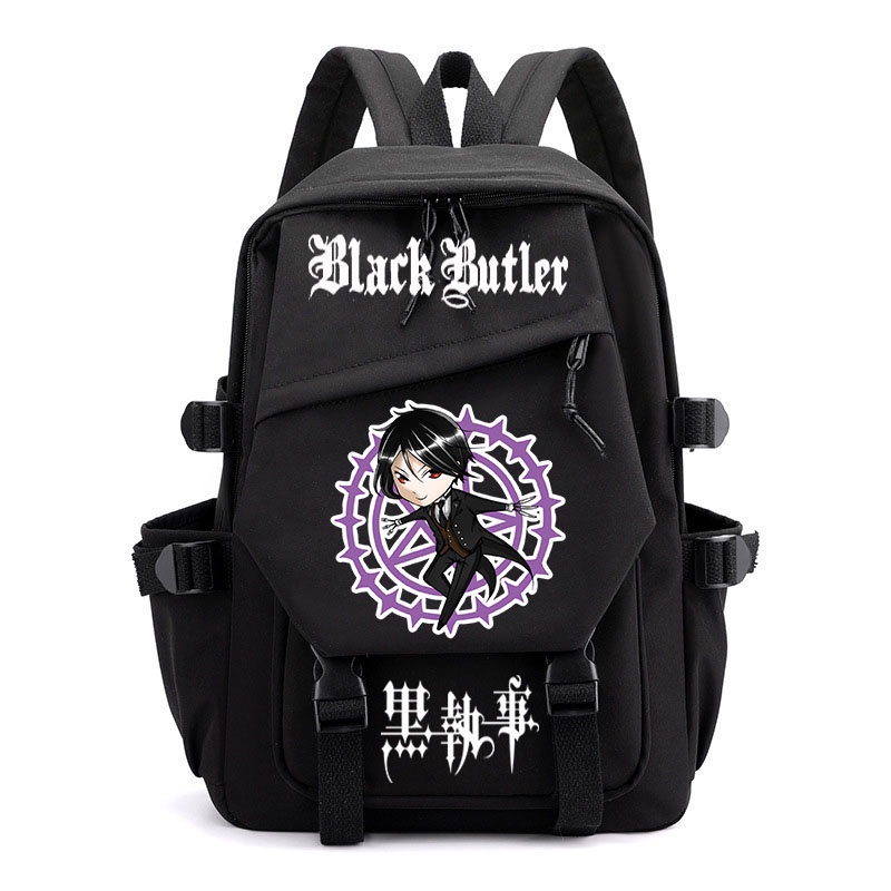 Mochila Anime Black Butler Backpack Escolar Mulheres Homens De Grande