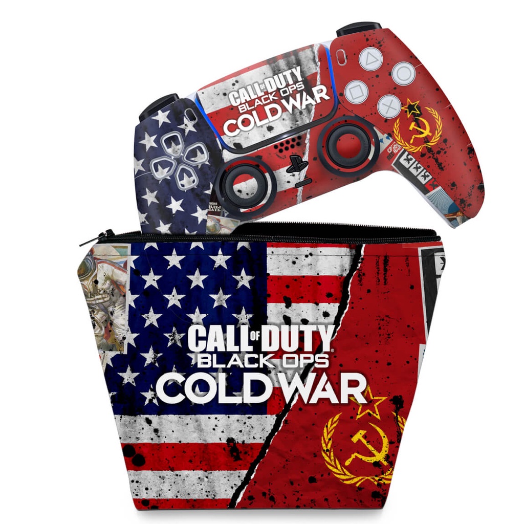 Capa Case e Skin Compatível PS5 Controle - Call Of Duty Modern