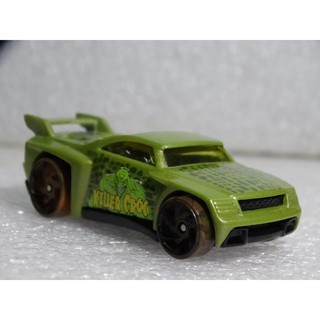 Carrinho Hot Wheels Crocodilo - Croc Rod Azul Edição Montros