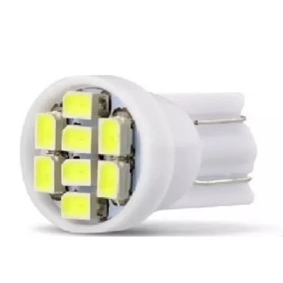 Lampada T10 8 Leds Pingo Branco Frio 6500k 12v