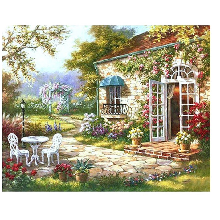 Kit 01 Quadro de Pintura Por Números 40x50cm em Promoção na Americanas