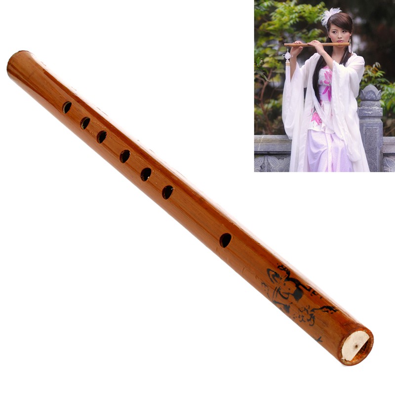 Flauta De Bambu 6 Orifícios / Instrumento Musical Para Estudante