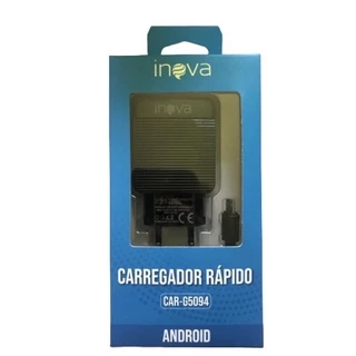 Carregador Inova Turbo Rápido Original Inova Car-g5094 Android