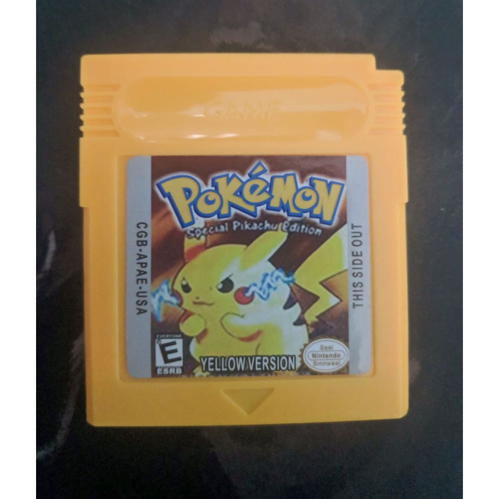 Pokémon Yellow Version Repro para Gameboy Color | Shopee Brasil