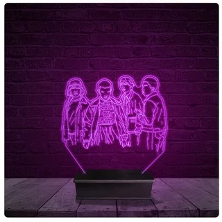 Luminária e Abajur Acrílico Led - Stranger Things 12