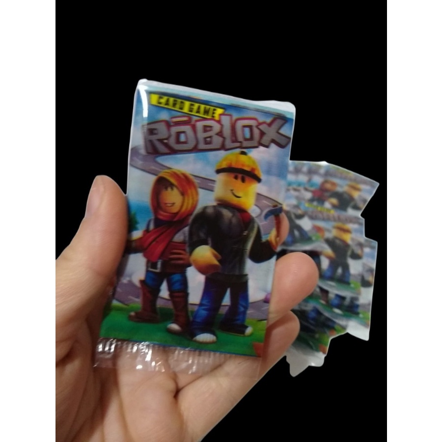 Kit 200 Cartinhas Roblox - Card Roblox - Card Roblox Game - Bate bafo Roblox  Kids