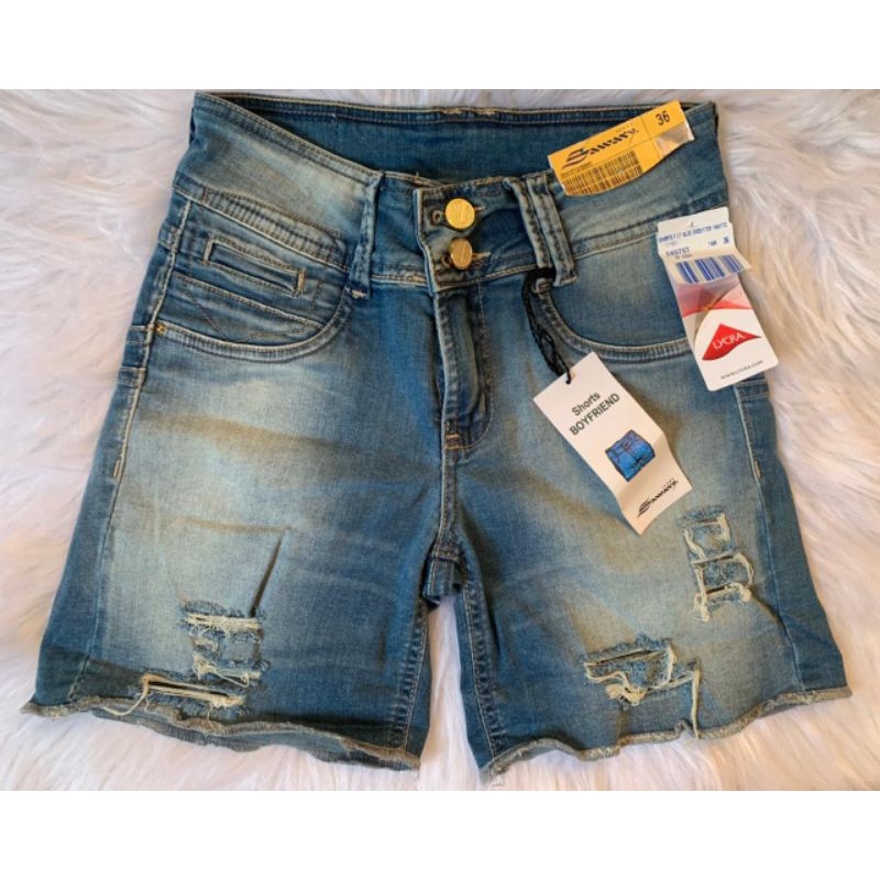 Shorts jeans feminino boyfriend sale