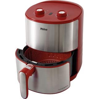 Fritadeira Air Fry Philco Inox Redstone PFR10VI 3,2L Vermelha - 1500W - 127v