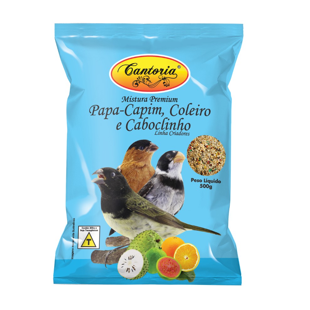 Mistura para Coleirinho e Papa-capim Nutripássaros 500g - 10 Unidades