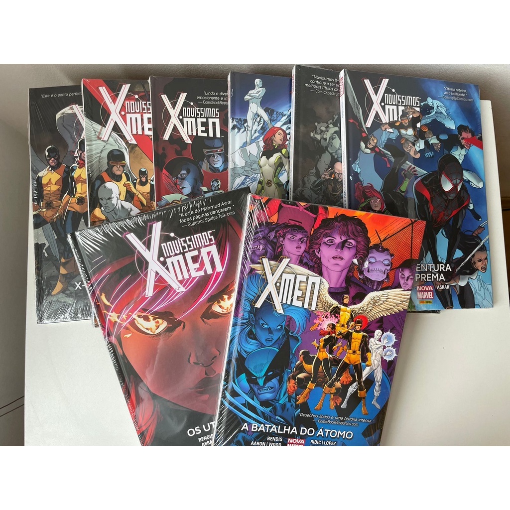 Novissimos x-men + Batalha do Atomo LACRADOS e COMPLETO