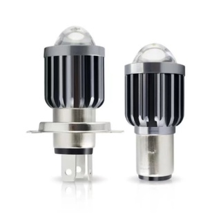 Lâmpadas LED Para Faróis De Motocicleta CSP Lente Branca Amarela Oi Lo Acessórios Scooter Fog Lights 10000Lm H4 BA20D