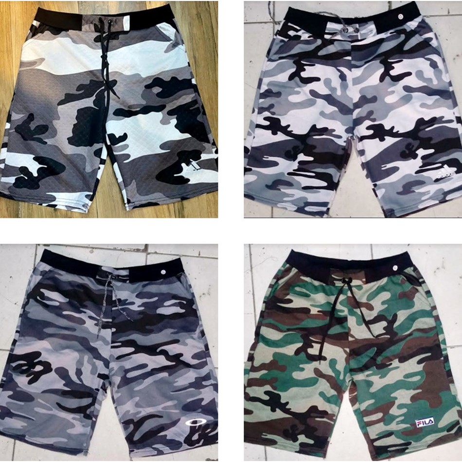 Bermuda camuflada hot sale moletom