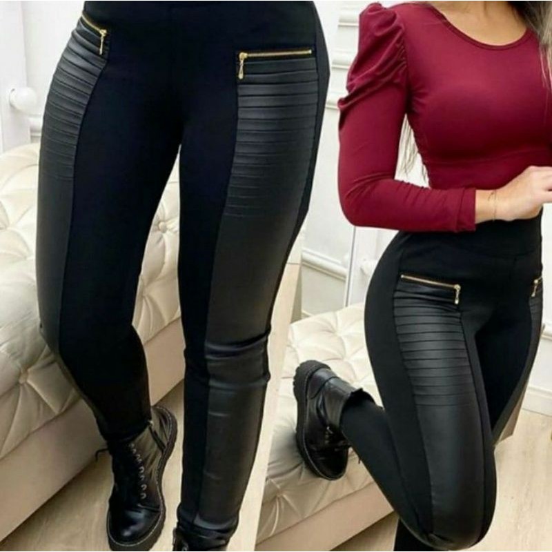 Calça tratorada hot sale com ziper