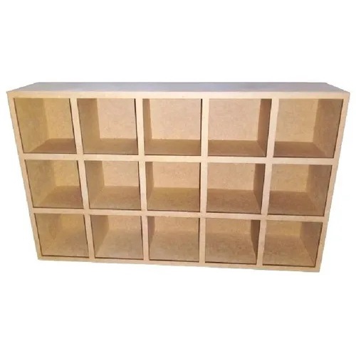Organizador Colméia Em Mdf Cru Com 15 Divisórias Rasas